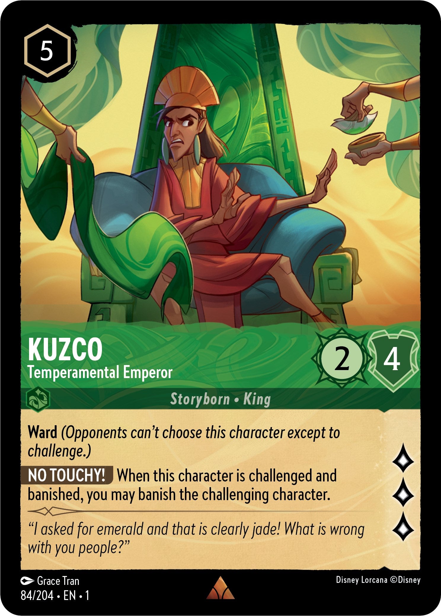 Kuzco - Temperamental Emperor (84/204) [The First Chapter] | Black Swamp Games