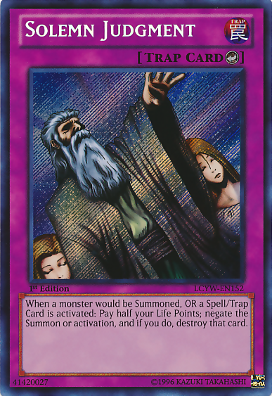 solemn cards yugioh Judgment [LCYW-EN152] Secret Rare – Black Swamp Games Oh trading and collectible Woodblock Extended Art Type:Extended Art with PSA label cutout for PSA Slab + Magnetic Case Basic Mawile HP 90