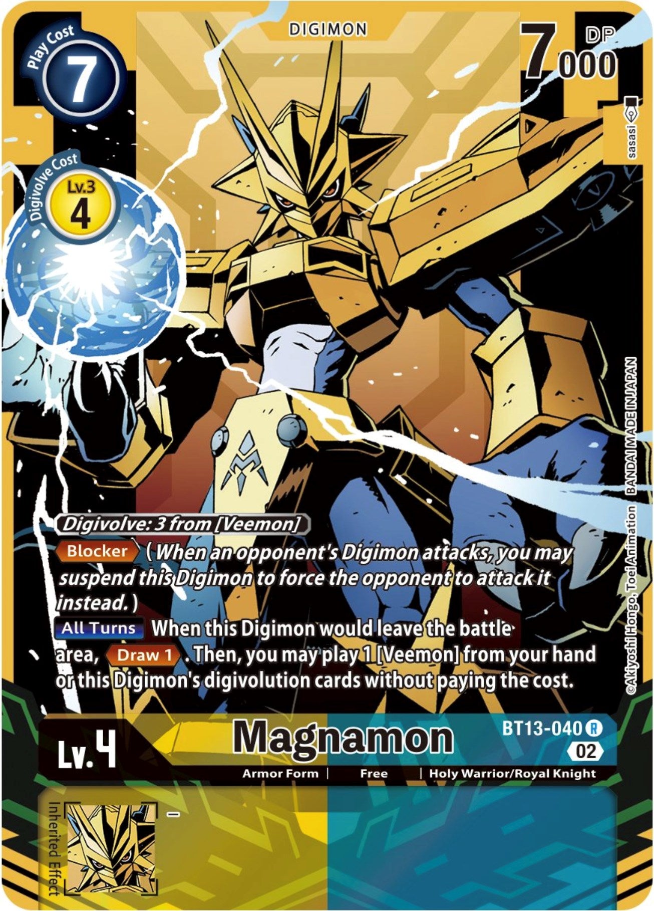 Magnamon [BT13-040] (Alternate Art) [Versus Royal Knights Booster] | Black Swamp Games