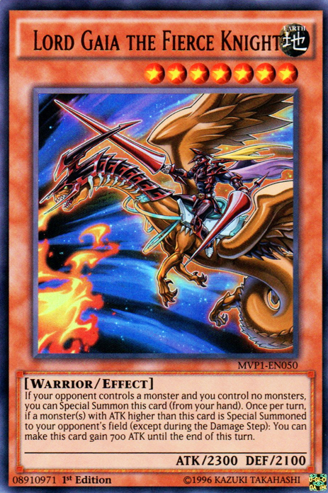 Lord Gaia the Fierce Knight [MVP1-EN050] Ultra Rare – Black Swamp Games