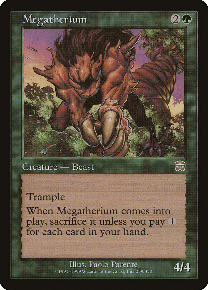 Megatherium [Mercadian Masques] | Black Swamp Games