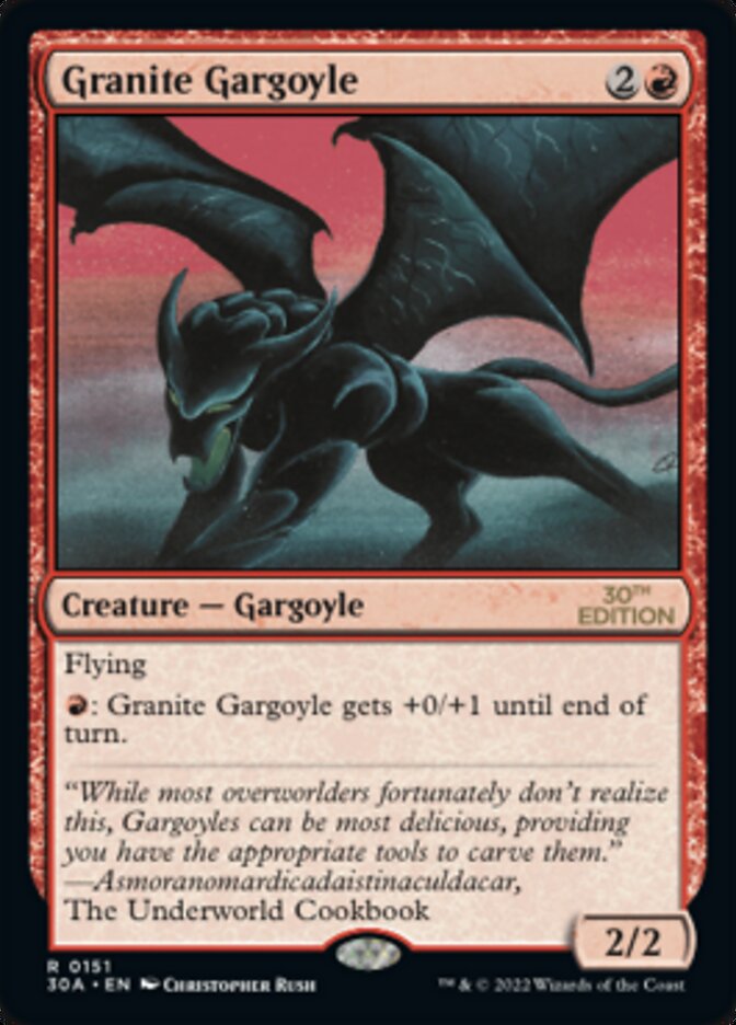 Granite Gargoyle [30th Anniversary Edition] | Black Swamp Games
