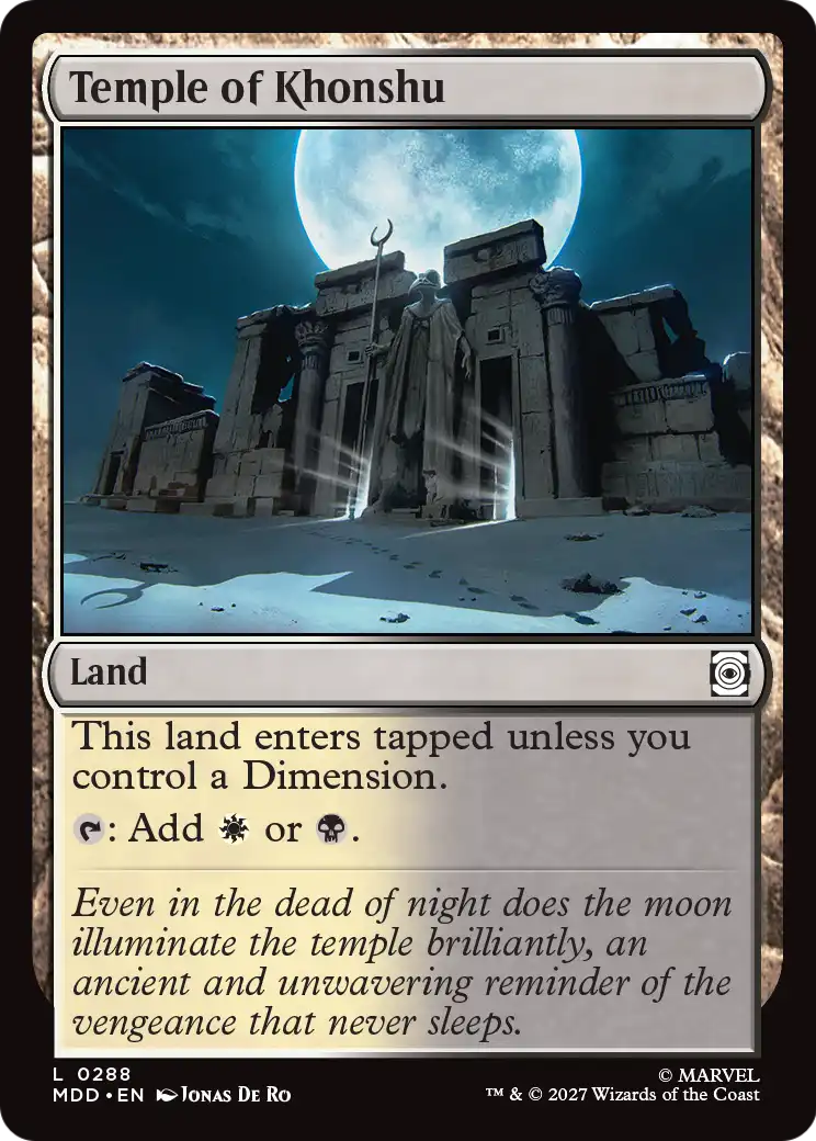 Temple of Khonshu [Marvel: Darkhold Destiny] | Black Swamp Games