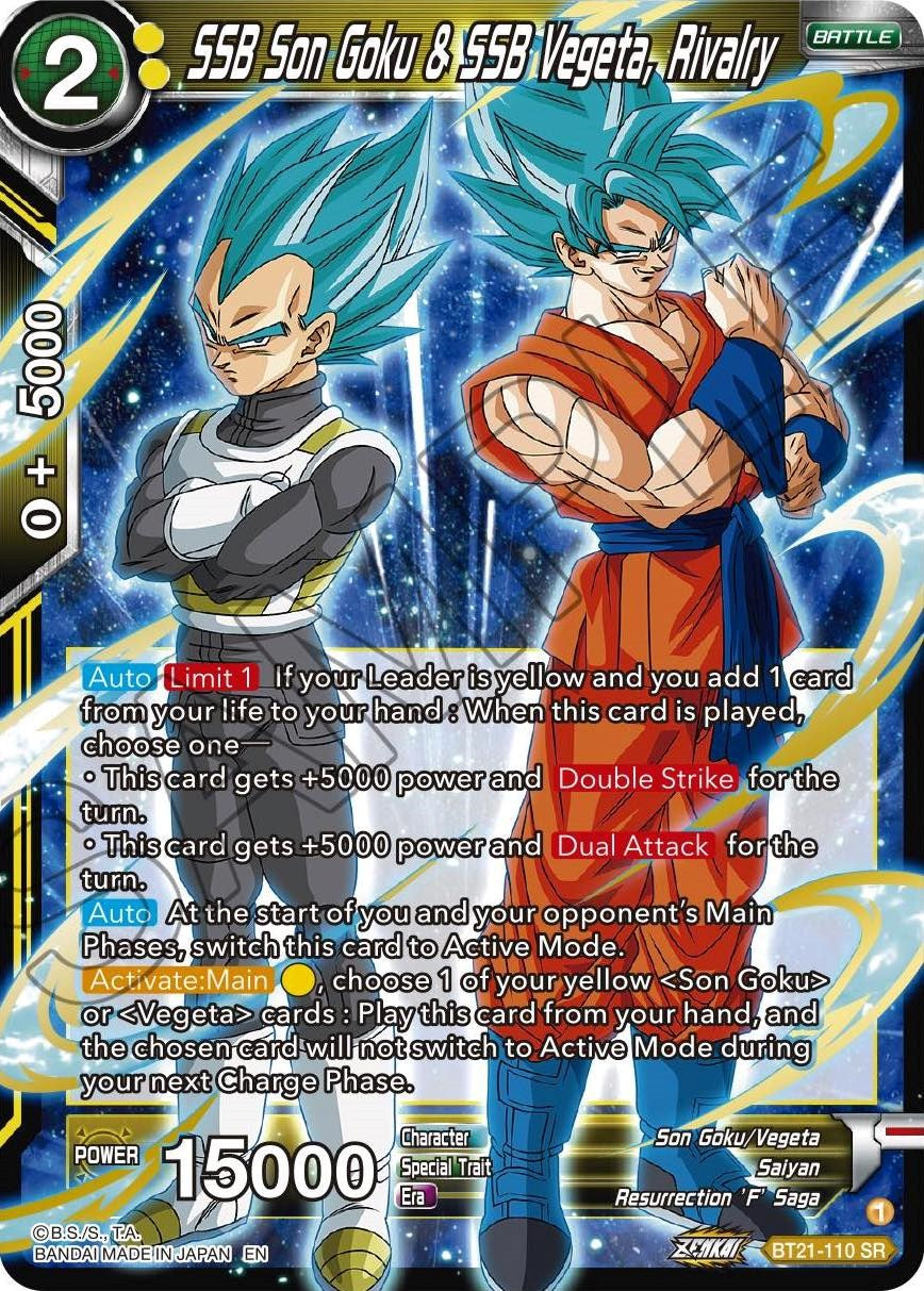 SSB Son Goku & SSB Vegeta, Rivalry (BT21-110) [Wild Resurgence] | Black Swamp Games