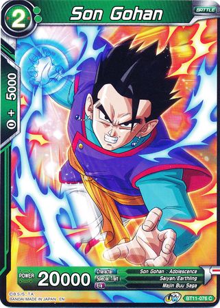 Son Gohan (Green) (BT11-076) [Vermilion Bloodline] | Black Swamp Games