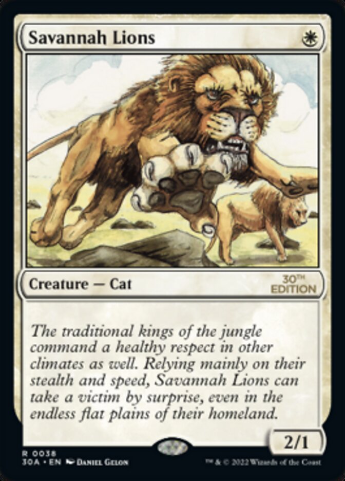 Savannah Lions [30th Anniversary Edition] | Black Swamp Games