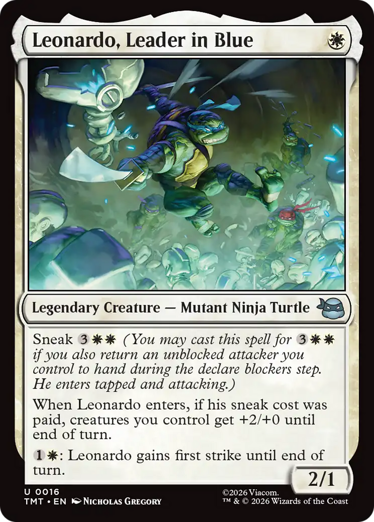 Leonardo, Leader in Blue [Teenage Mutant Ninja Turtles] | Black Swamp Games