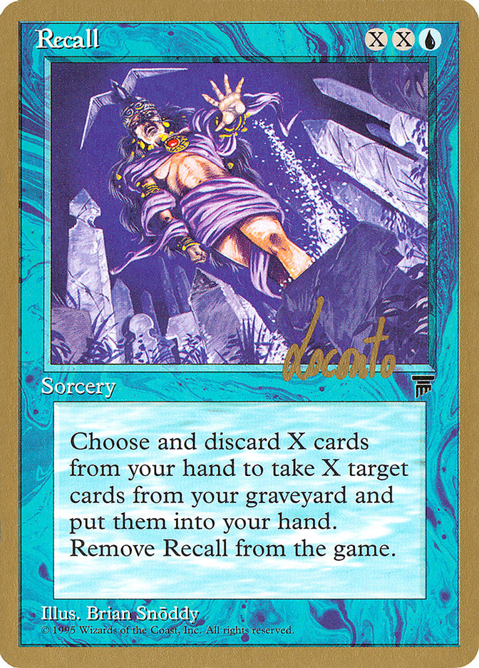 Recall (Michael Loconto) [Pro Tour Collector Set] | Black Swamp Games