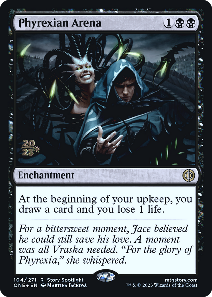 Phyrexian Arena [Phyrexia: All Will Be One Prerelease Promos] | Black Swamp Games