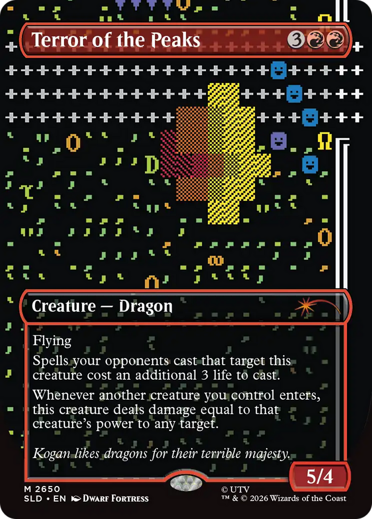 Terror of the Peaks [Secret Lair Drop Series] | Black Swamp Games