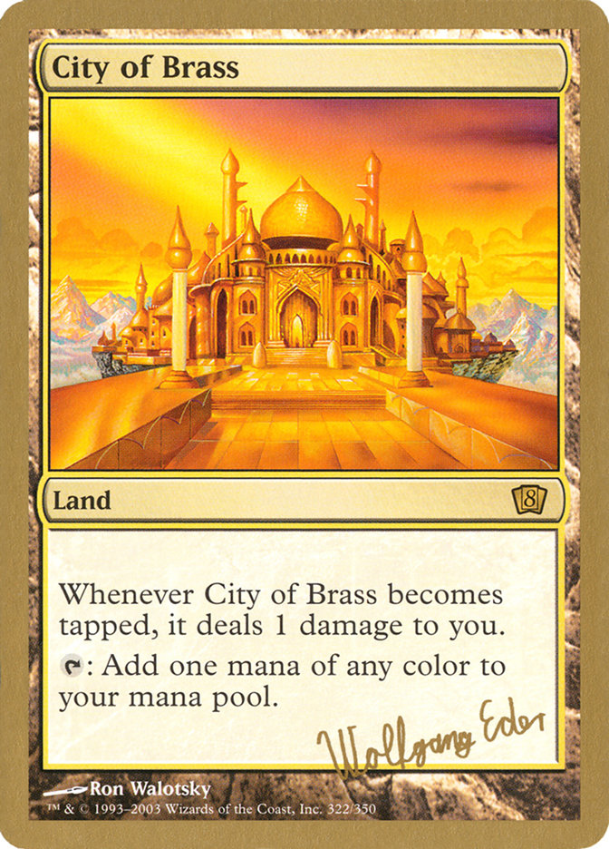 City of Brass (Wolfgang Eder) [World Championship Decks 2003] | Black Swamp Games