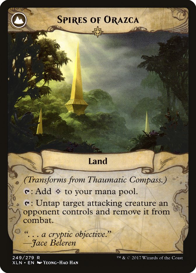 Thaumatic Compass // Spires of Orazca [Ixalan] | Black Swamp Games