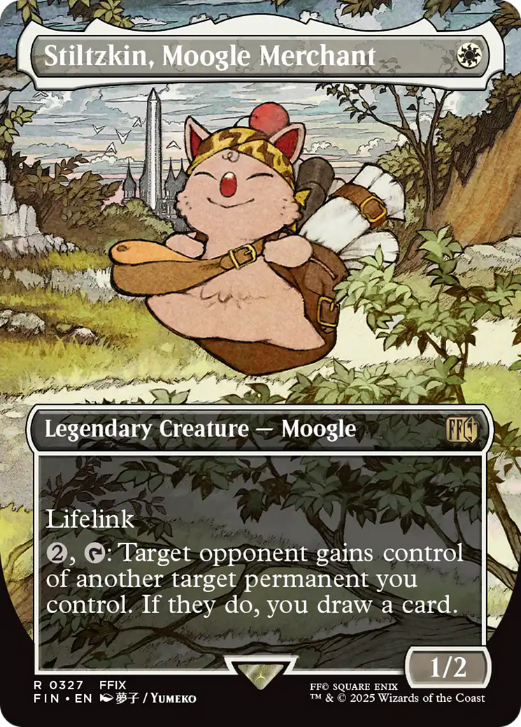 Stiltzkin, Moogle Merchant (Borderless) [FINAL FANTASY] | Black Swamp Games