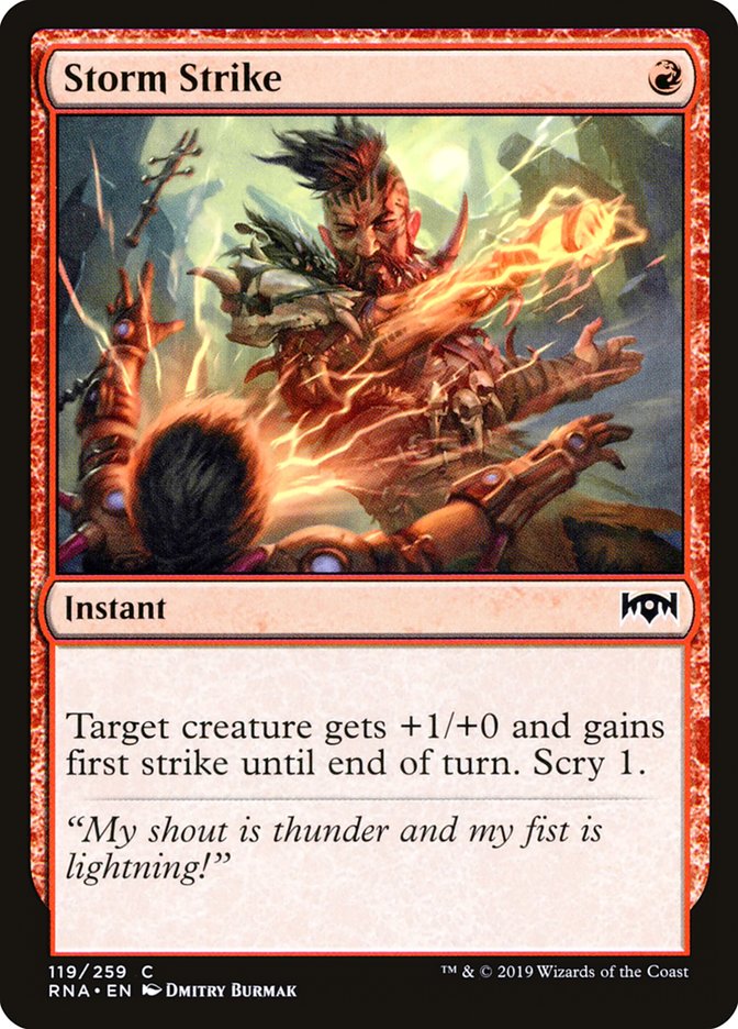 Storm Strike [Ravnica Allegiance] | Black Swamp Games