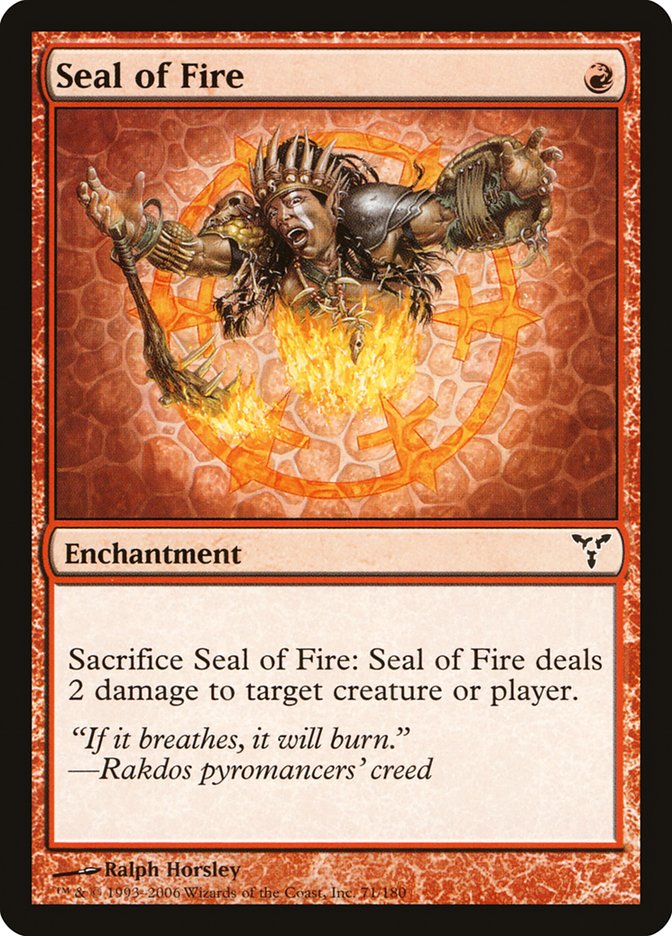 Seal of Fire [Dissension] | Black Swamp Games