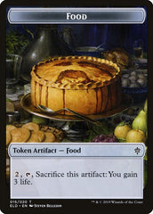 Human // Food (15) Double-Sided Token [Throne of Eldraine Tokens] | Black Swamp Games