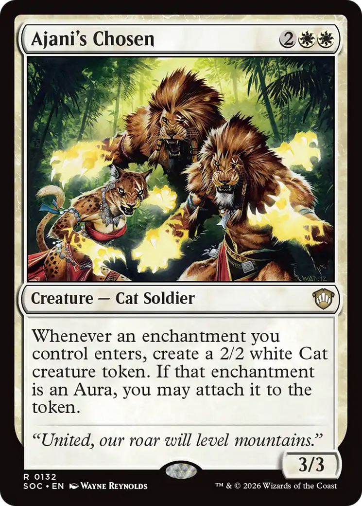Ajani's Chosen [Secrets of Strixhaven Commander] | Black Swamp Games