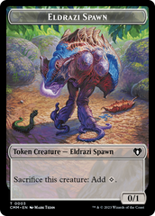 Eldrazi Spawn // Construct (0042) Double-Sided Token [Commander Masters Tokens] | Black Swamp Games