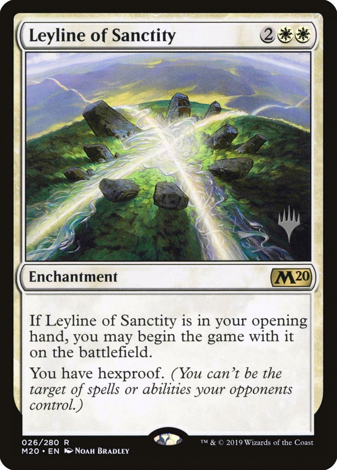 Leyline of Sanctity (Promo Pack) [Core Set 2020 Promos] | Black Swamp Games