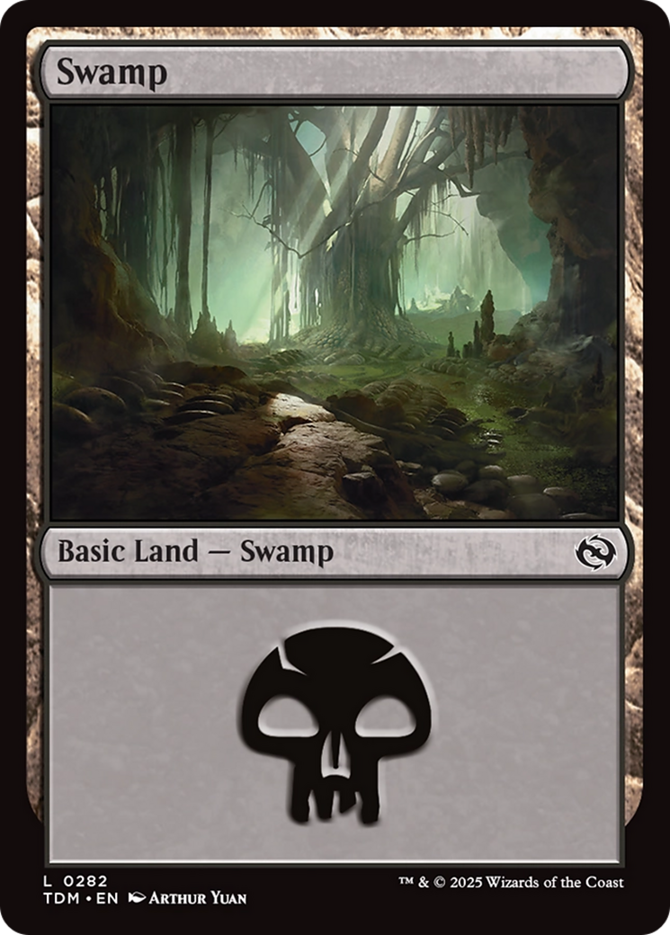 Swamp (0282) [Tarkir: Dragonstorm] | Black Swamp Games