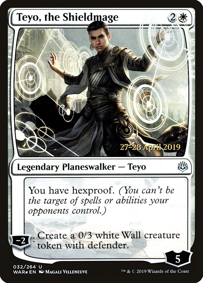 Teyo, the Shieldmage [War of the Spark Prerelease Promos] | Black Swamp Games