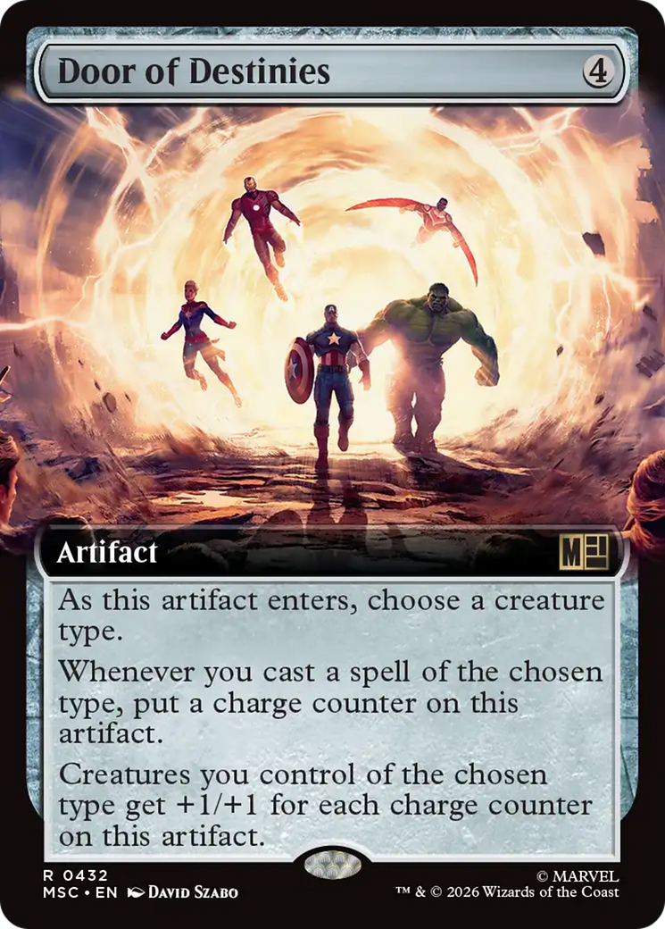 Door of Destinies (Extended Art) [Marvel Super Heroes Commander] | Black Swamp Games