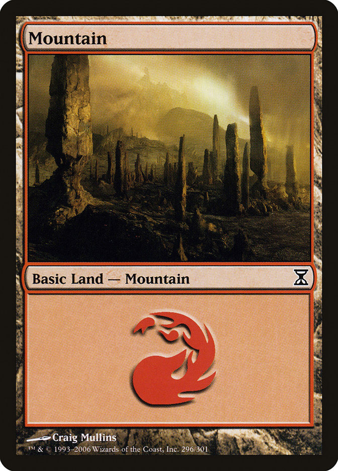Mountain (296) [Time Spiral] | Black Swamp Games