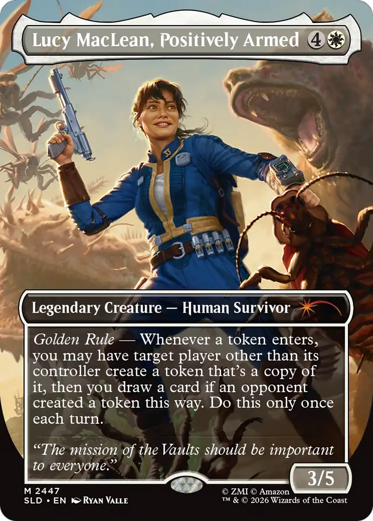 Lucy MacLean, Positively Armed [Secret Lair Drop Series] | Black Swamp Games