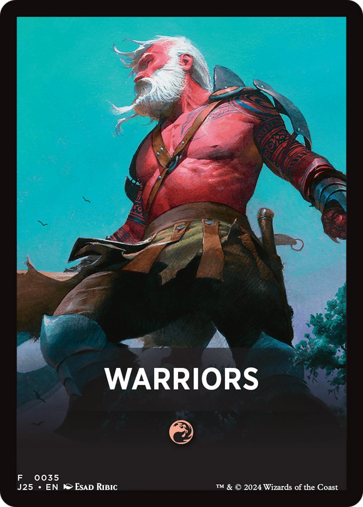 Warriors Theme Card [Foundations Jumpstart Front Cards] | Black Swamp Games