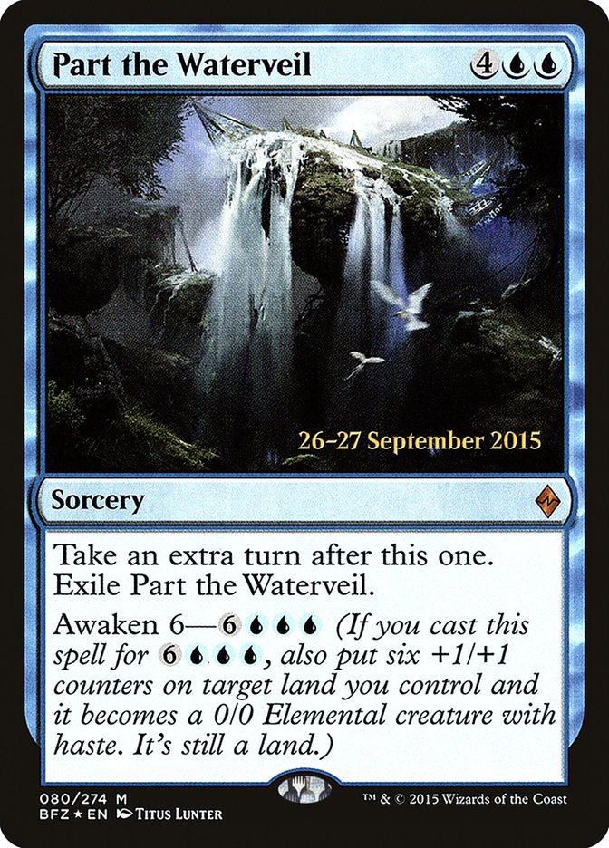 Part the Waterveil [Battle for Zendikar Prerelease Promos] | Black Swamp Games