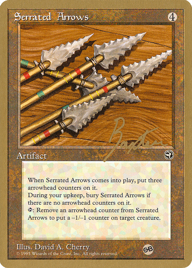 Serrated Arrows (George Baxter) (SB) [Pro Tour Collector Set] | Black Swamp Games