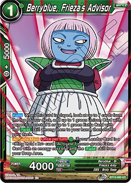Berryblue, Frieza's Advisor (Uncommon) (BT13-080) [Supreme Rivalry] | Black Swamp Games