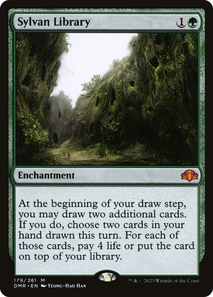 Sylvan Library [Dominaria Remastered] | Black Swamp Games