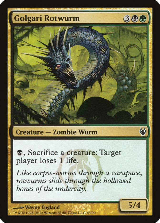 Golgari Rotwurm [Duel Decks: Izzet vs. Golgari] | Black Swamp Games