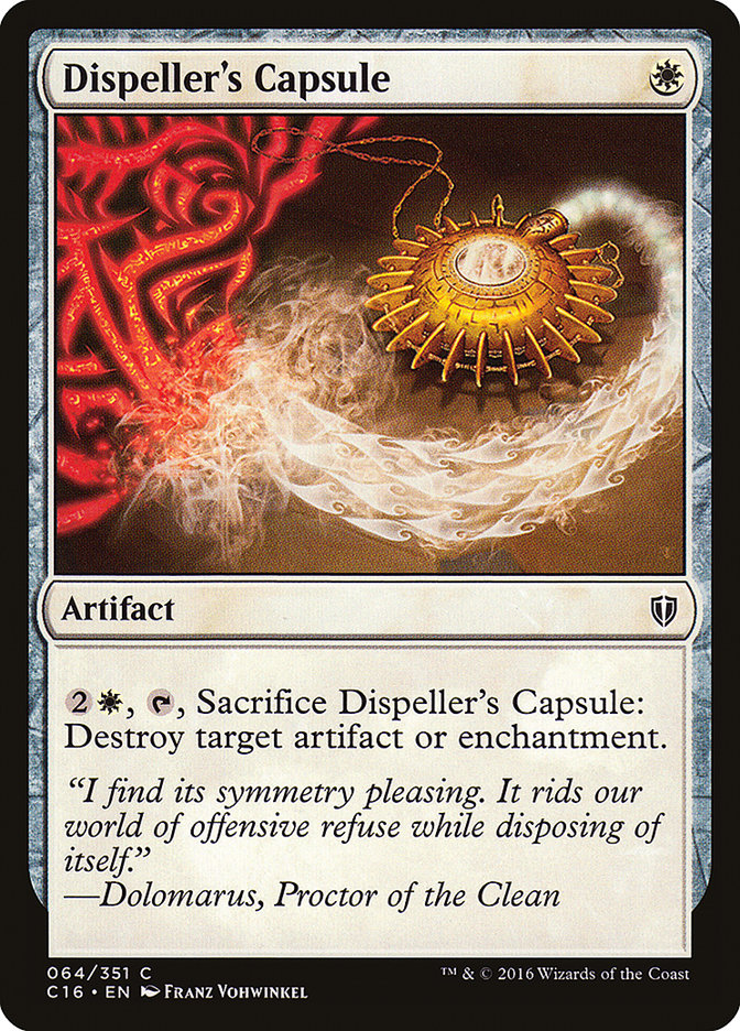 Dispeller's Capsule [Commander 2016] | Black Swamp Games