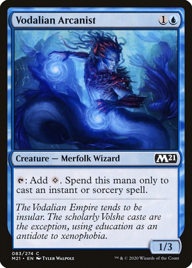 Vodalian Arcanist [Core Set 2021] | Black Swamp Games