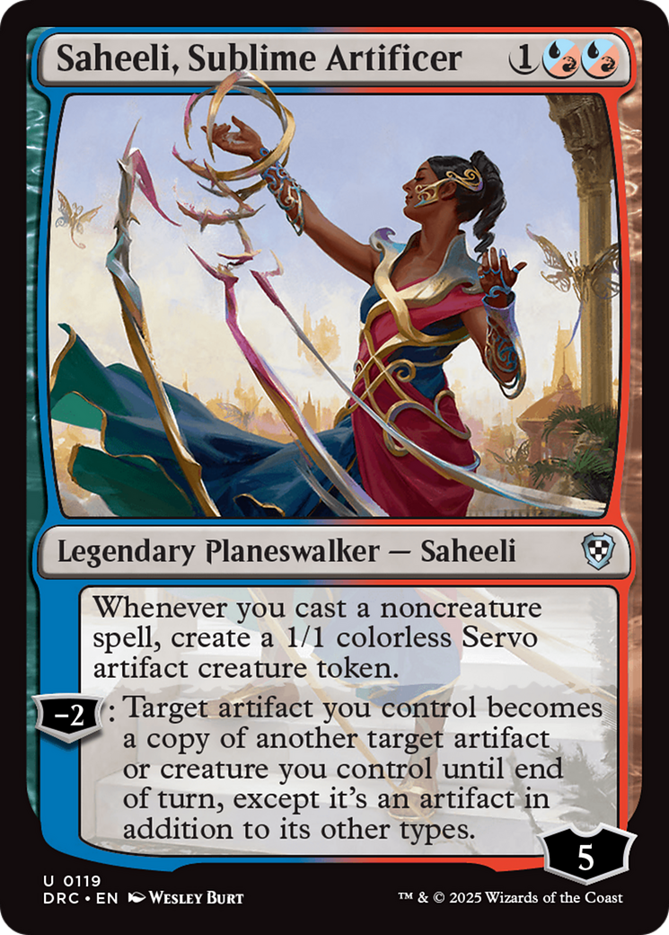 Saheeli, Sublime Artificer [Aetherdrift Commander] | Black Swamp Games