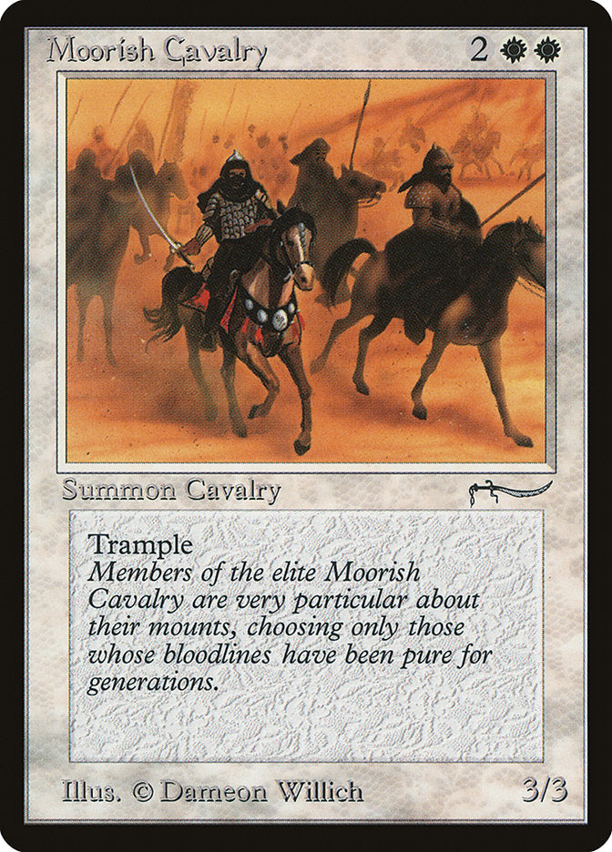 Moorish Cavalry (Light Mana Cost) [Arabian Nights] | Black Swamp Games