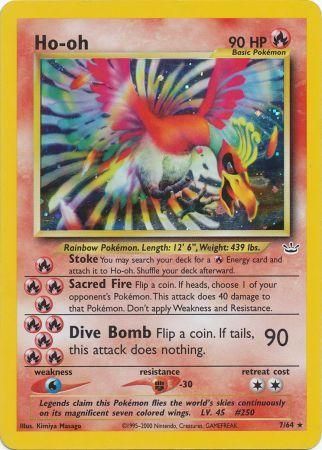 Ho-oh (7/64) [Neo Revelation Unlimited] | Black Swamp Games