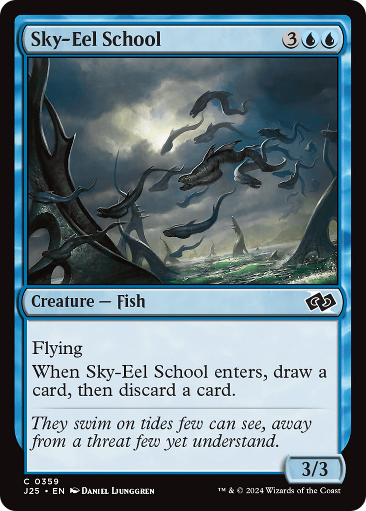 Sky-Eel School [Foundations Jumpstart] | Black Swamp Games