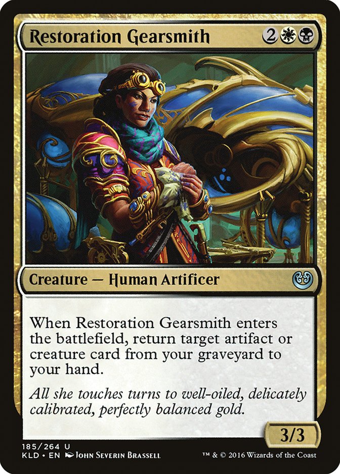 Restoration Gearsmith [Kaladesh] | Black Swamp Games