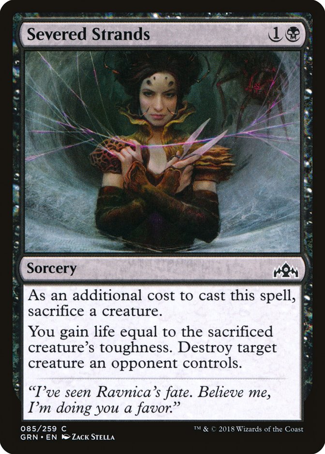 Severed Strands [Guilds of Ravnica] | Black Swamp Games