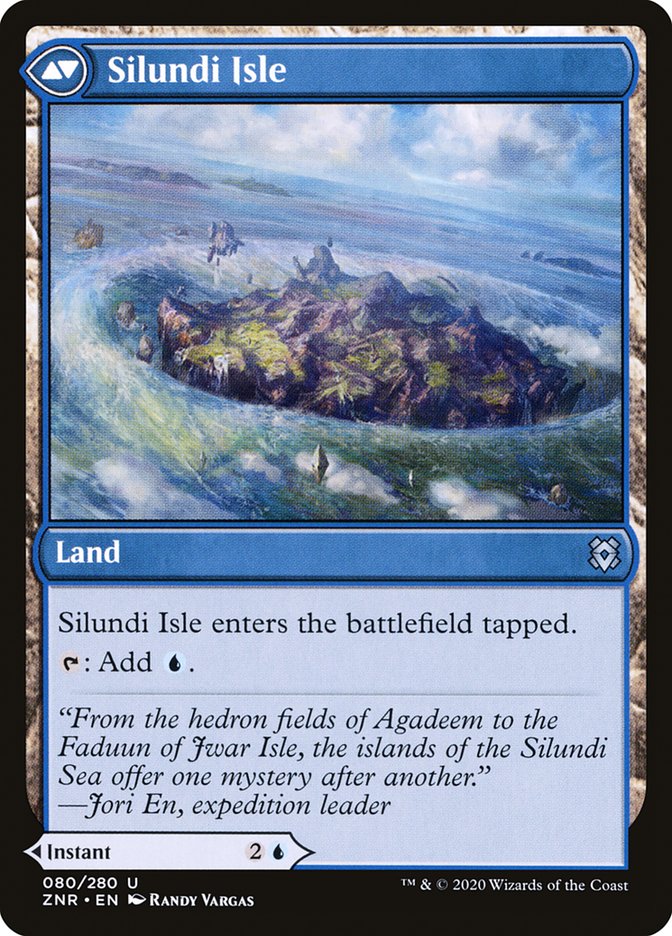 Silundi Vision // Silundi Isle [Zendikar Rising] | Black Swamp Games
