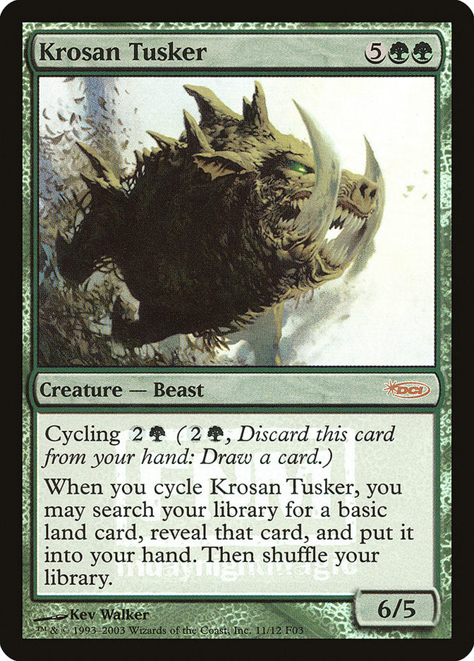 Krosan Tusker [Friday Night Magic 2003] | Black Swamp Games