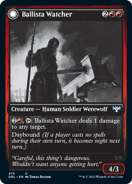 Ballista Watcher // Ballista Wielder [Innistrad: Double Feature] | Black Swamp Games