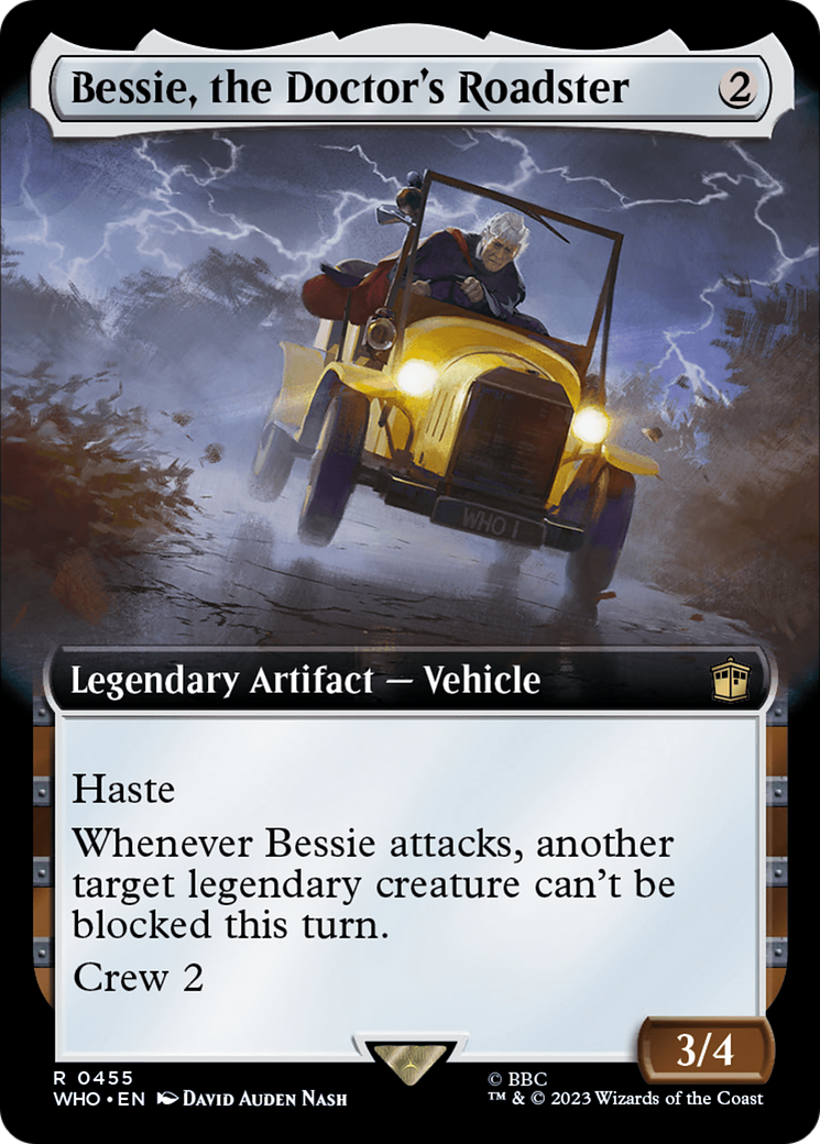 Bessie, the Doctor's Roadster (Extended Art) [Doctor Who] | Black Swamp Games
