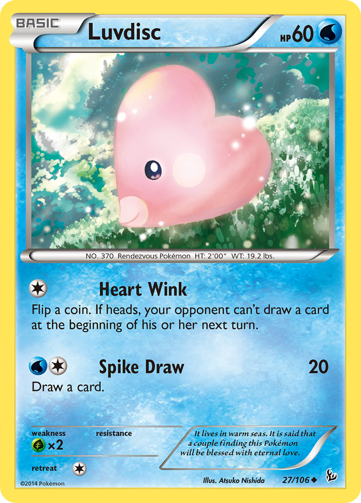Luvdisc (27/106) [XY: Flashfire] | Black Swamp Games