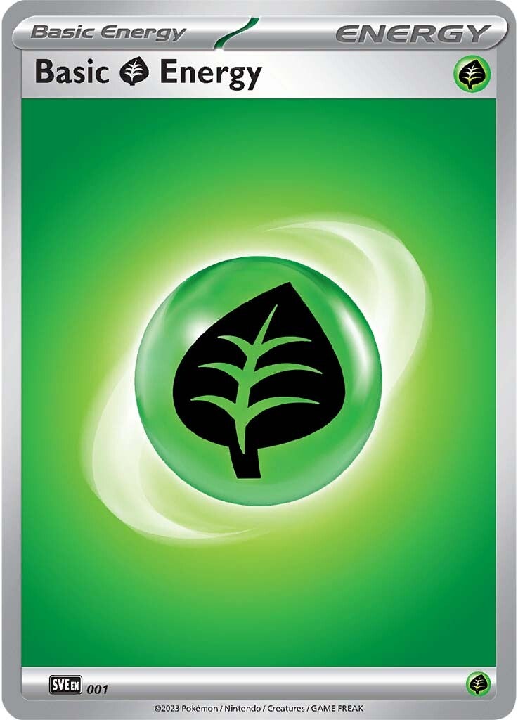 Grass Energy (001) [Scarlet & Violet: Base Set] | Black Swamp Games