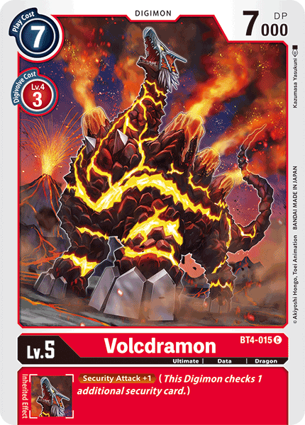 Volcdramon [BT4-015] [Great Legend] | Black Swamp Games