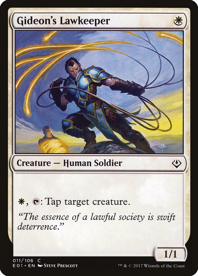 Gideon's Lawkeeper [Archenemy: Nicol Bolas] | Black Swamp Games